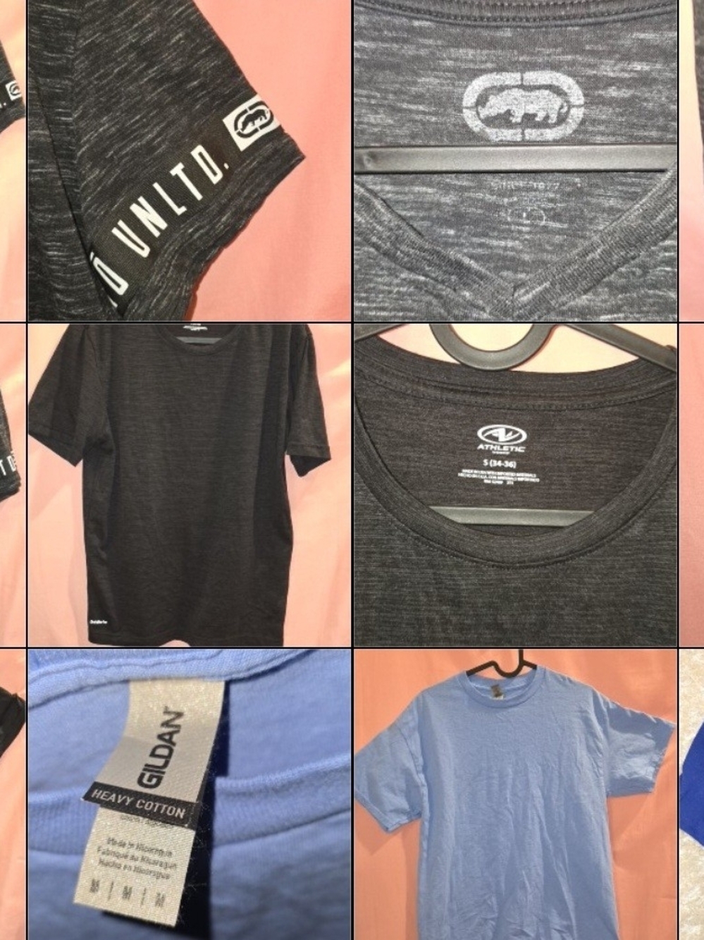 Athletic Works Black Mix Teenager Or Petite Adult Bundle Short Sleve T.shirt